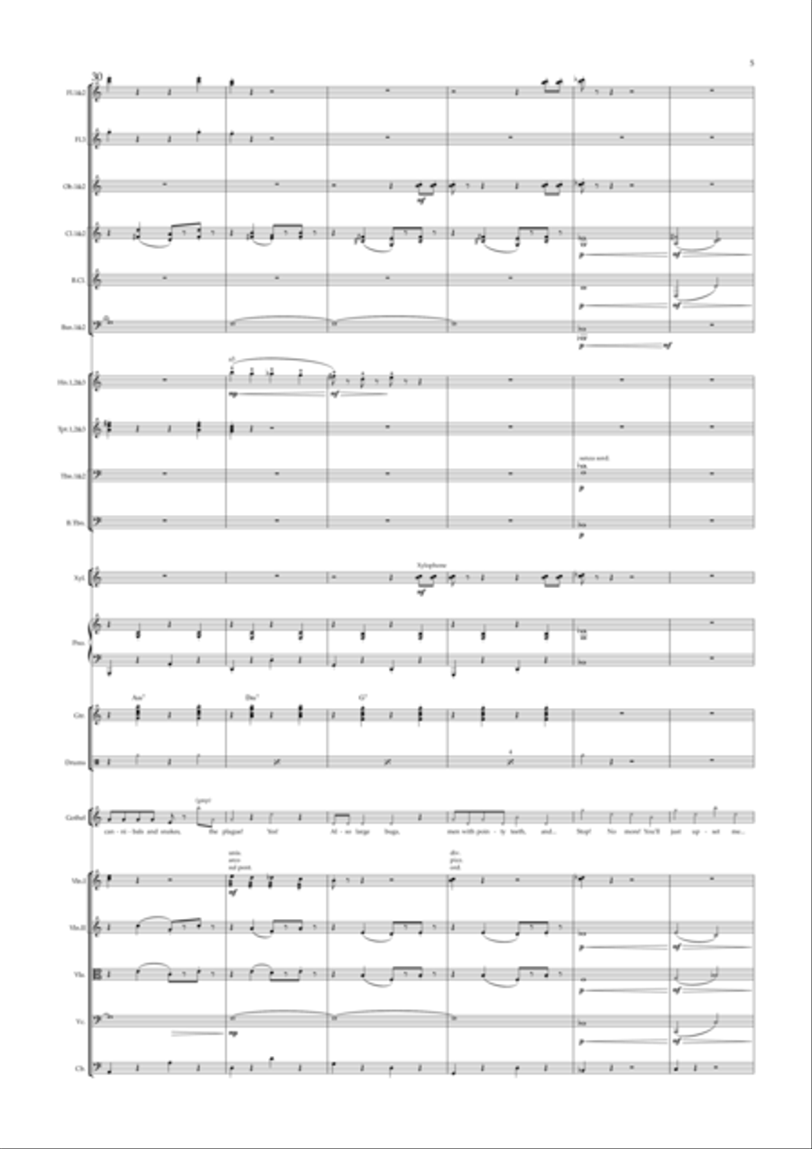 Mother Knows Best Full Orchestra scores gallery preview page 5