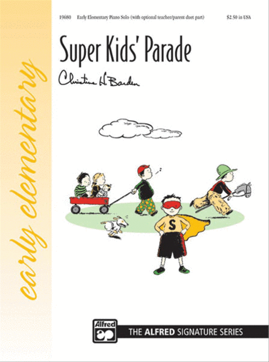 Super Kids' Parade Easy Piano scores gallery preview page 1