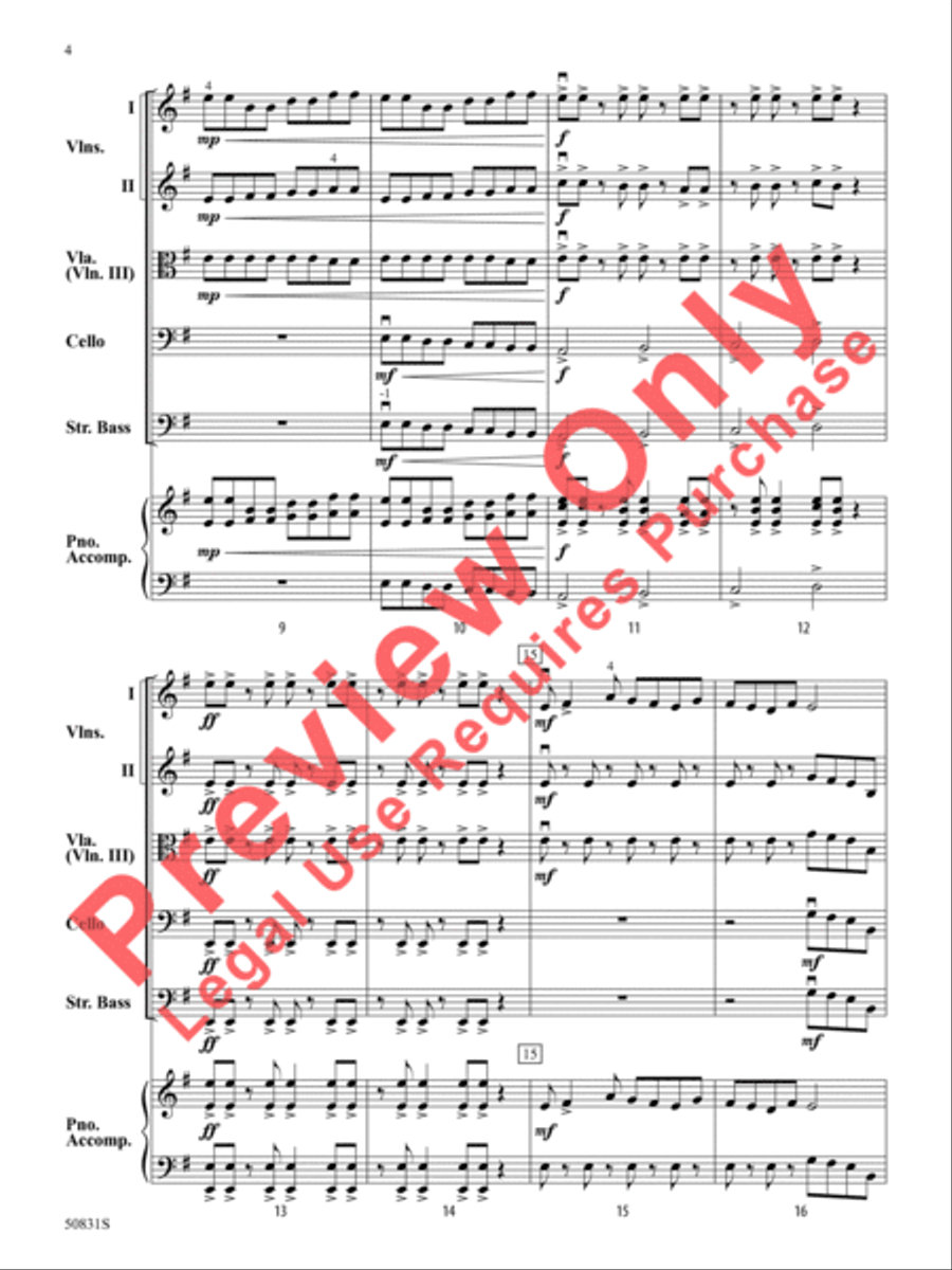 Fury String Orchestra scores gallery preview page 5