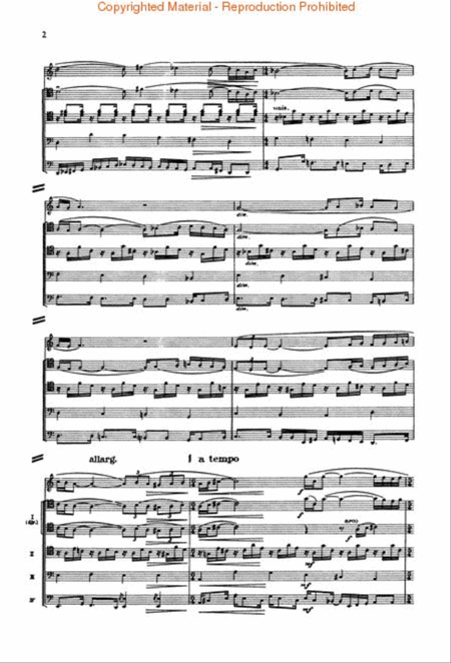 Bachianas Brasileiras No. 5 - “Aria” and “Dança” Orchestra scores gallery preview page 3