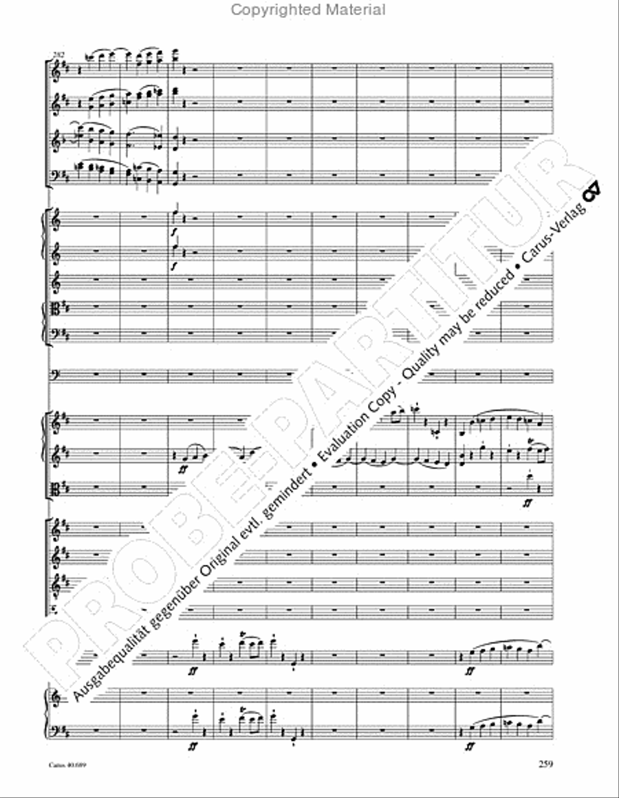 Missa solemnis Missa solemnis 4-Part scores gallery preview page 275