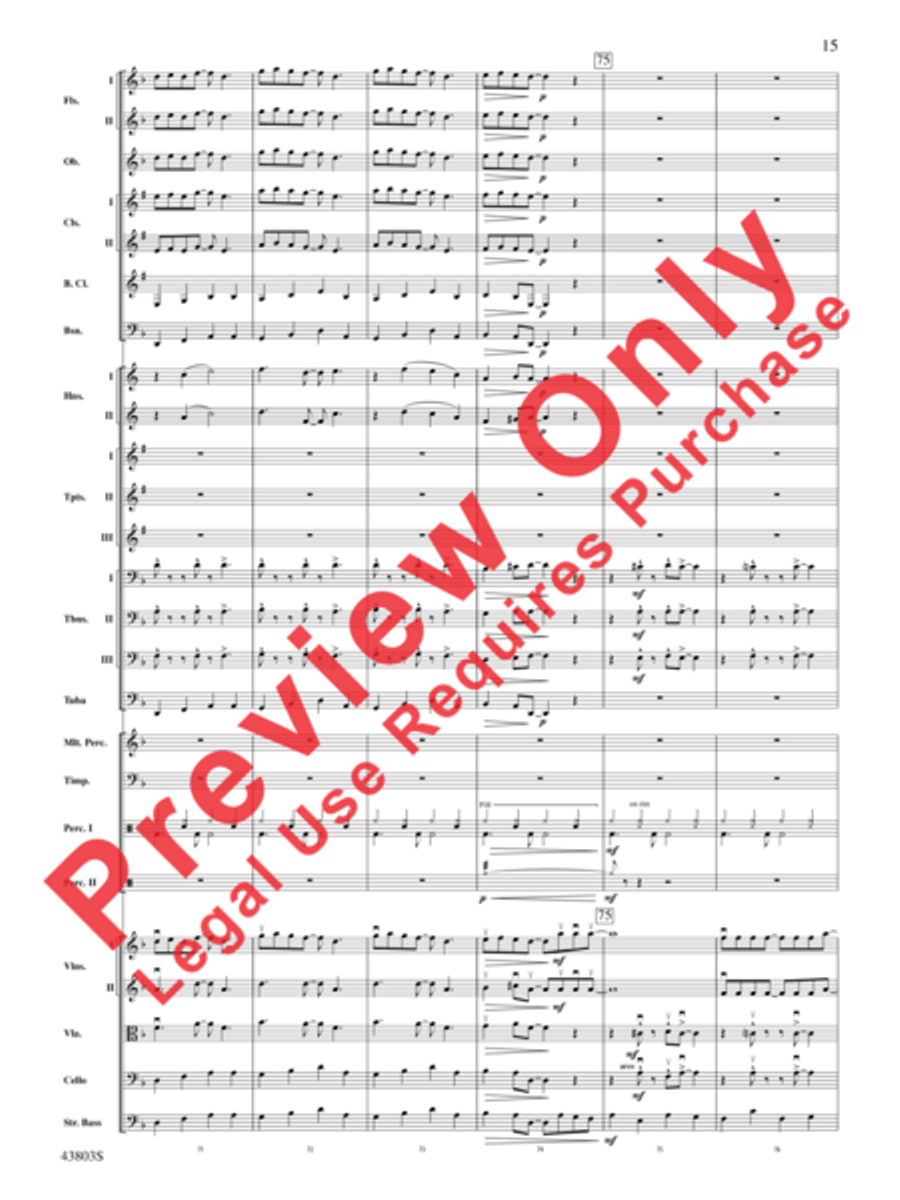 The Doors on Tour Full Orchestra scores gallery preview page 16