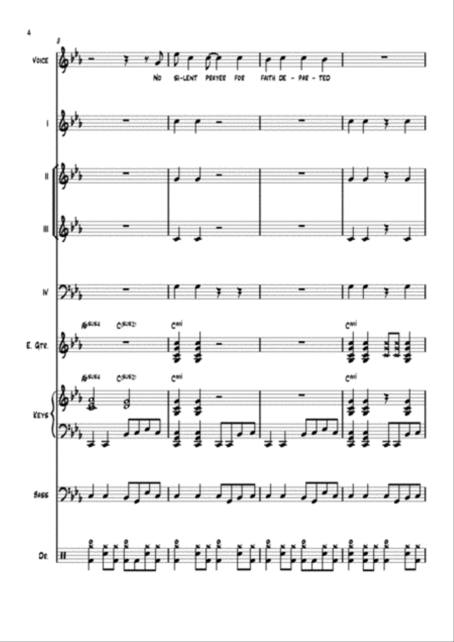 It's My Life Piano, Vocal, Guitar scores gallery preview page 4