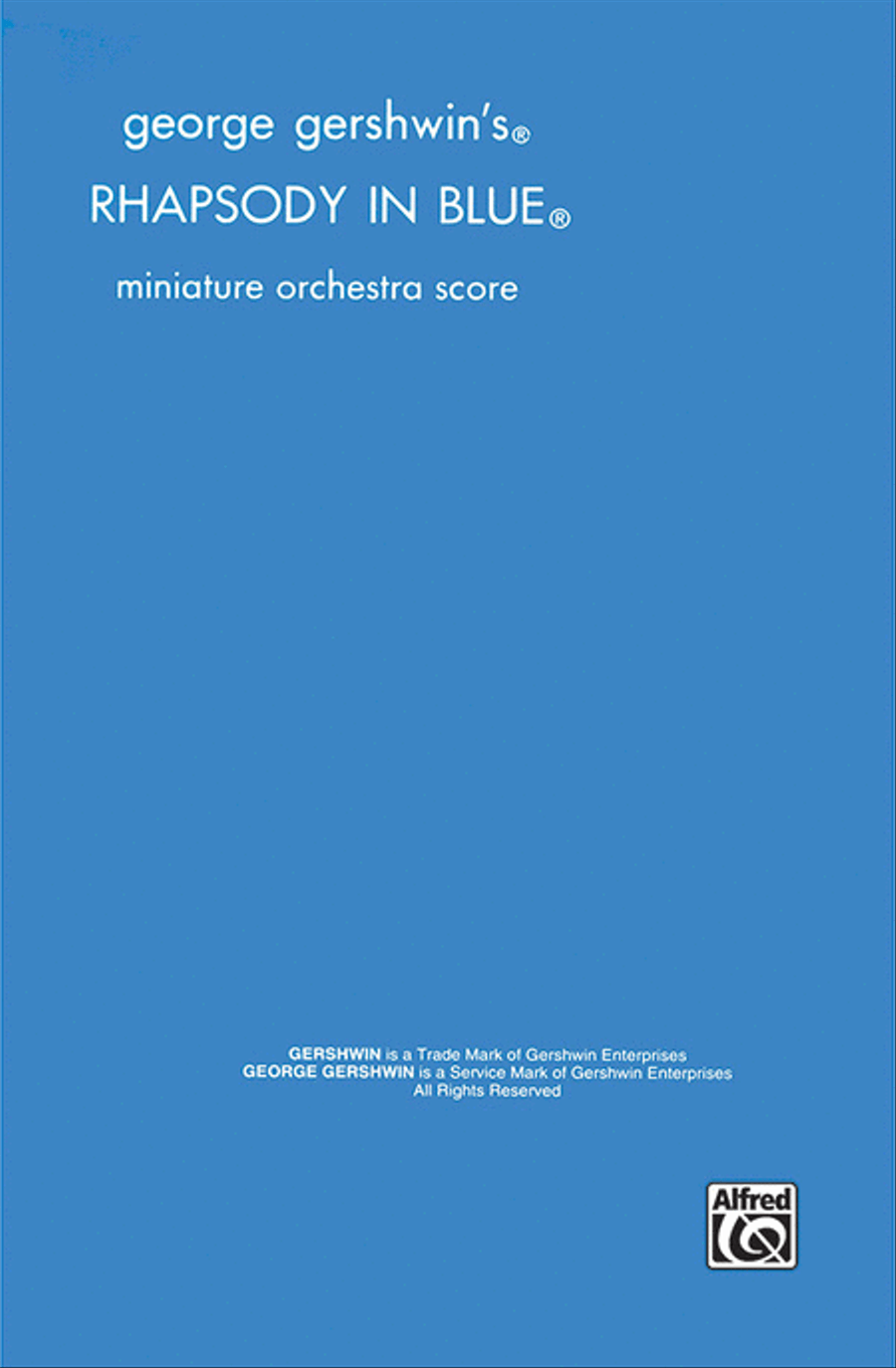 Rhapsody in Blue Full Orchestra scores gallery preview page 1