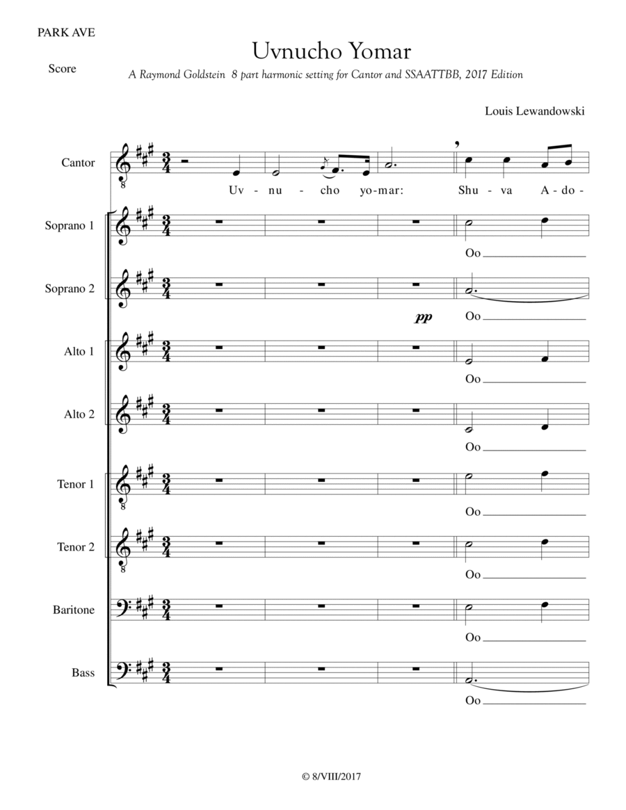 Uvnucho Yomar (Lewandowski) Divisi scores gallery preview page 1