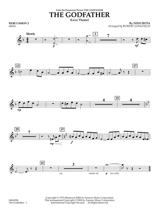 The Godfather (Love Theme) (arr. Robert Longfield) - Percussion 2