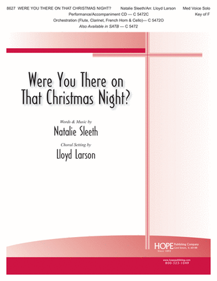 Book cover for Were You There on That Christmas Night?