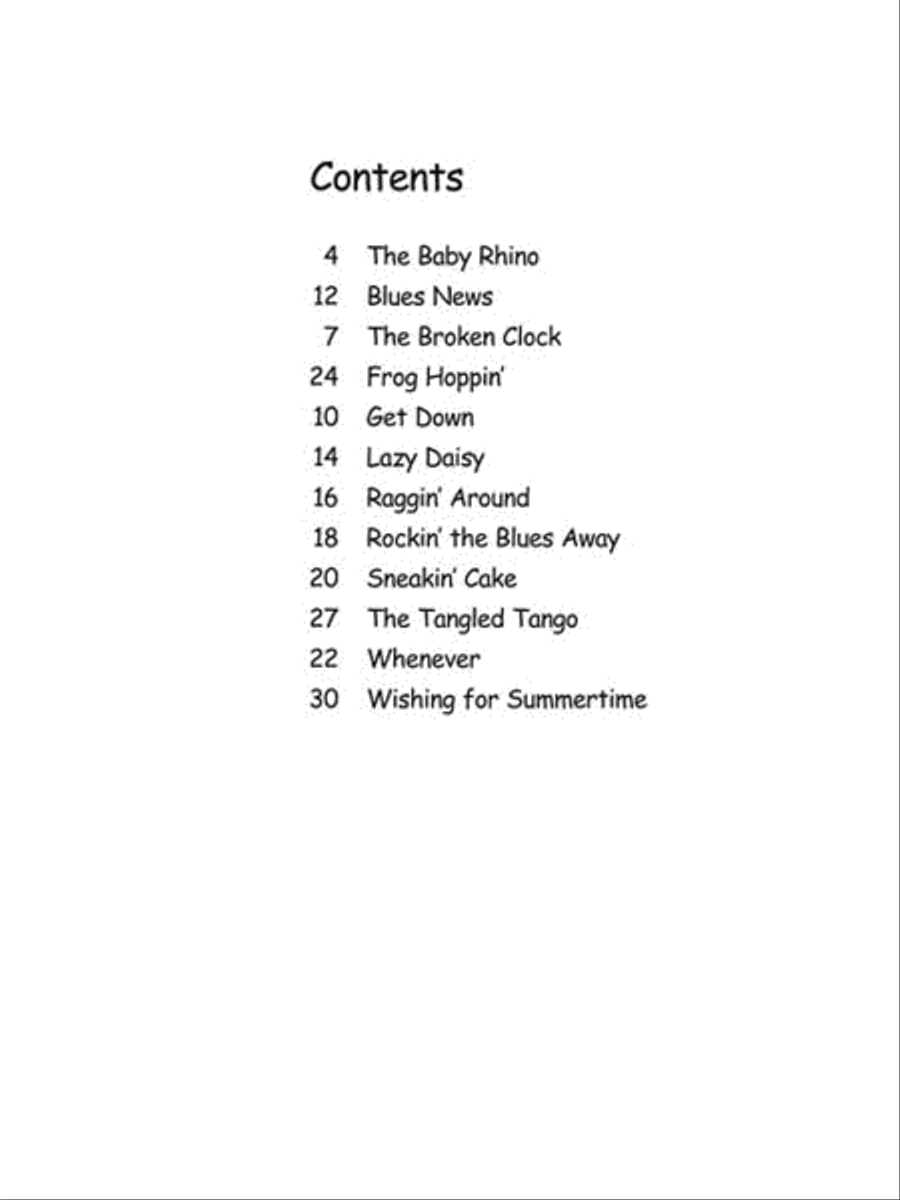 Blues, Jazz, Rock & Rags - Book 1 Piano Method scores gallery preview page 2