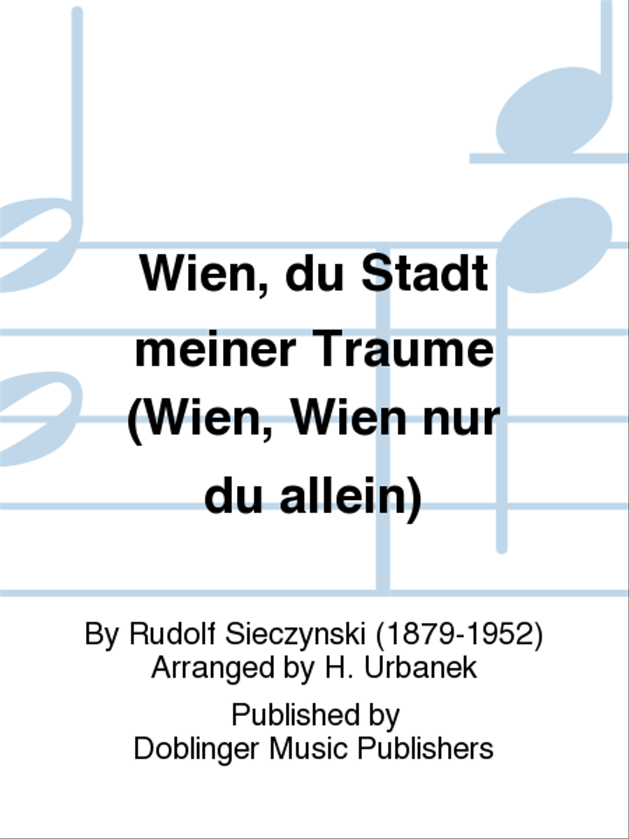 Wien,du Stadt meiner Traume (Wien, Wien nur du allein) School and Community scores gallery preview page 1