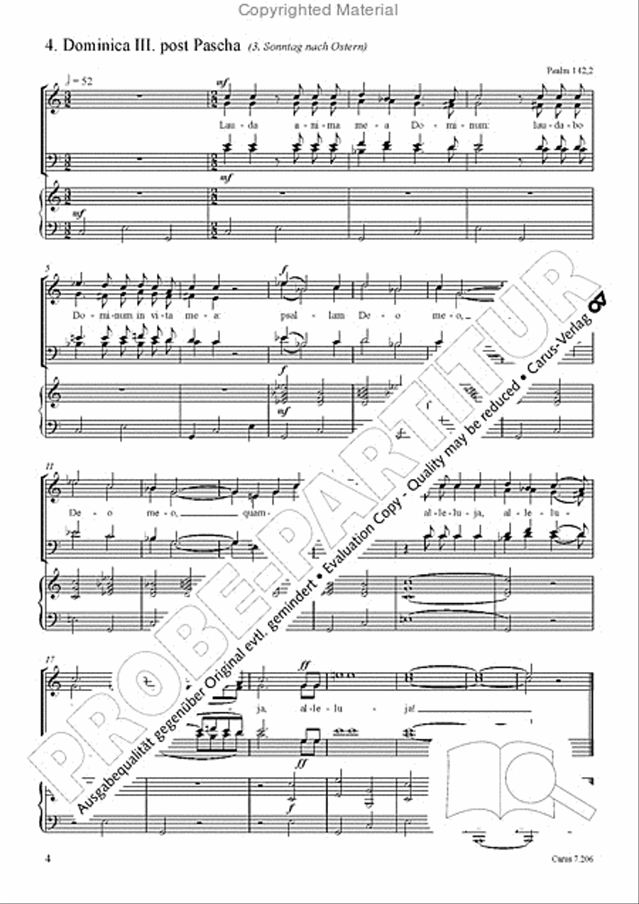 Rudolf Maros: Sieben Offertorien Score scores gallery preview page 5