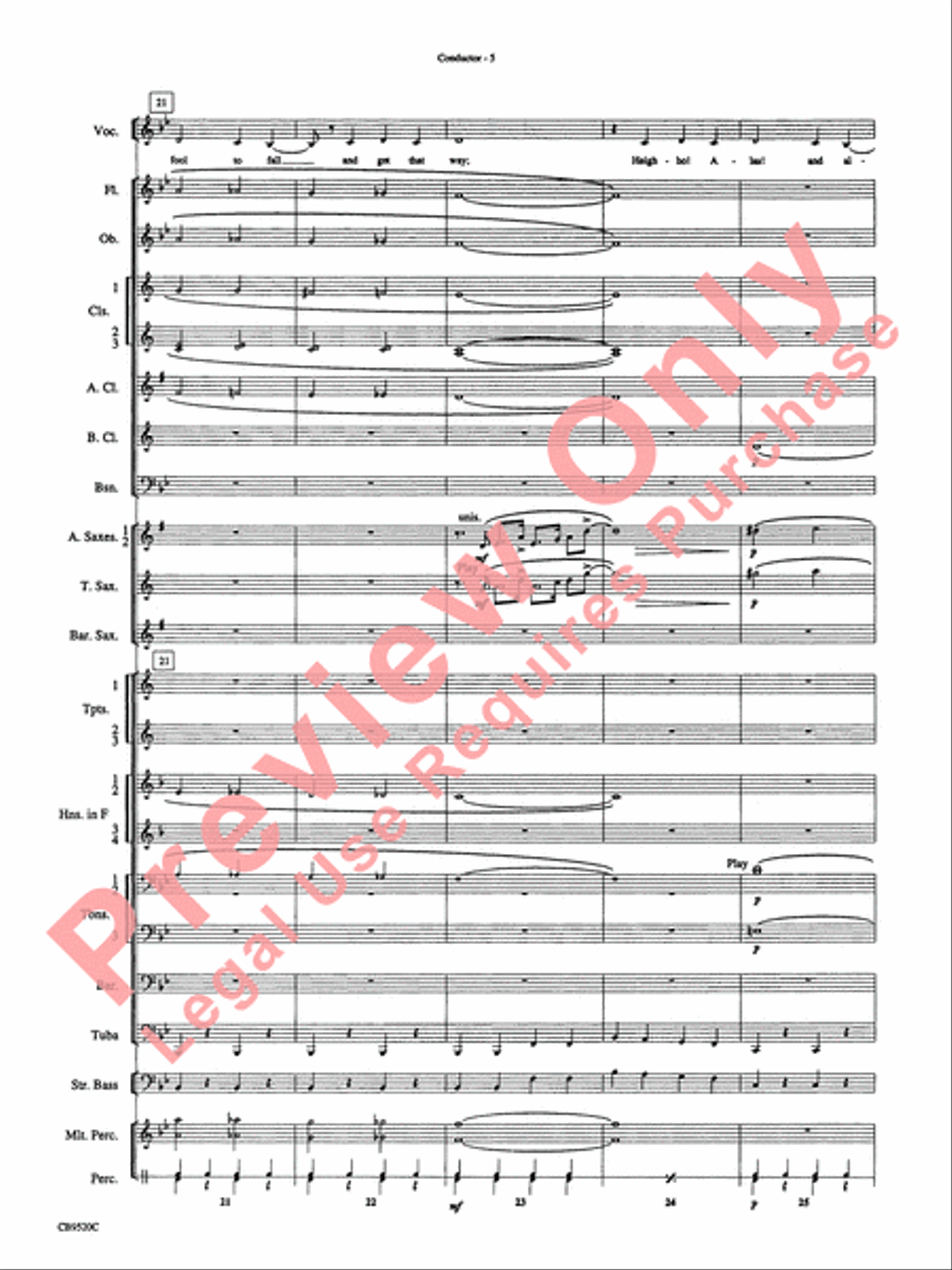 But Not for Me Concert Band scores gallery preview page 7