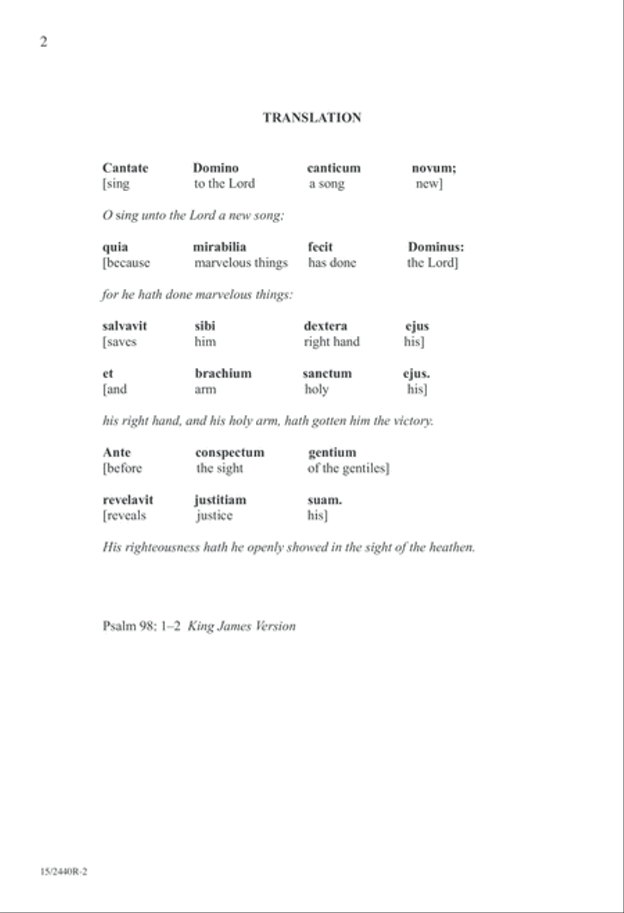 Cantate Domino SSA scores gallery preview page 2