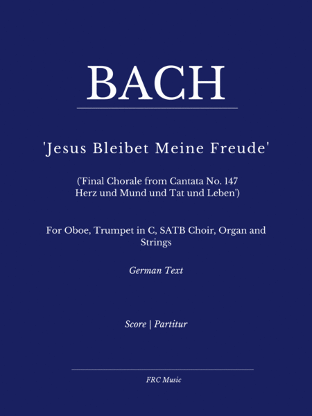 Jesus Joy of Man's Desire (Jesus Bleibet Meine Freude) for Choir and Chamber Orchestra image number null