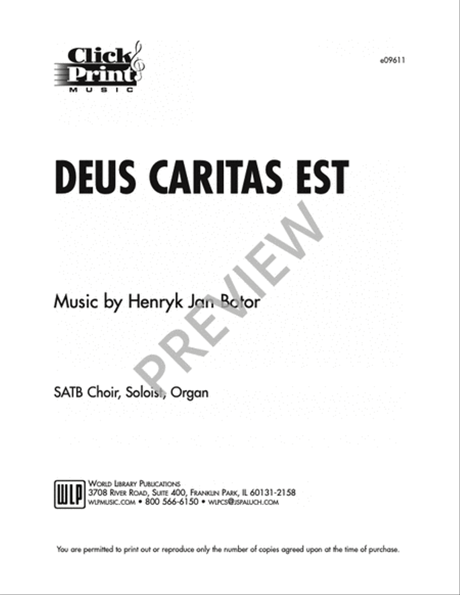 Deus Caritas Est 4-Part scores gallery preview page 13