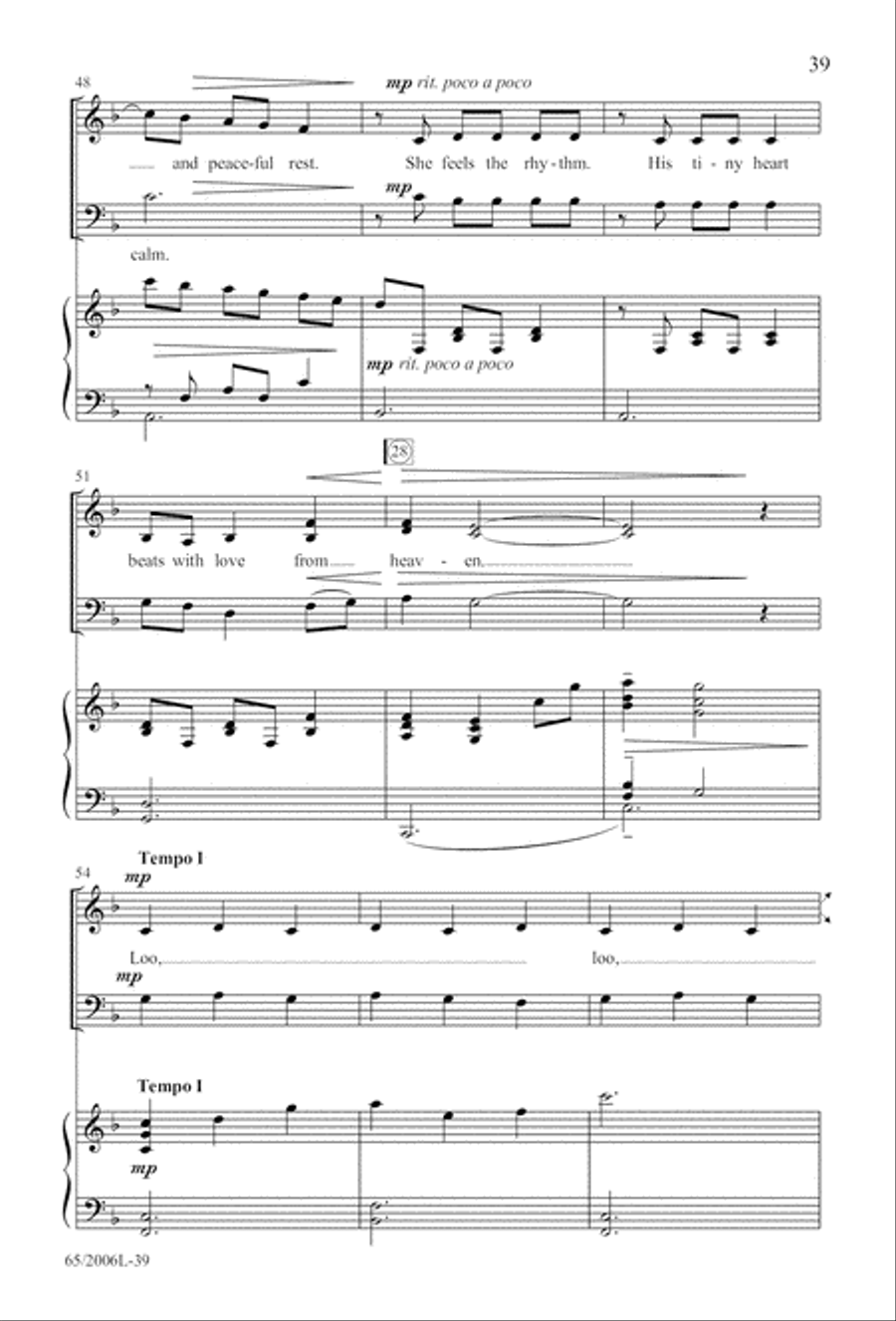 I Hear the Prophet Callin' 3-Part scores gallery preview page 40