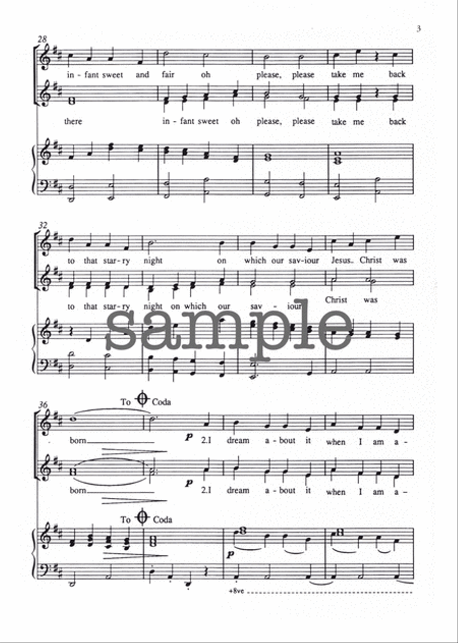 A Christmas Wish SSAA scores gallery preview page 3