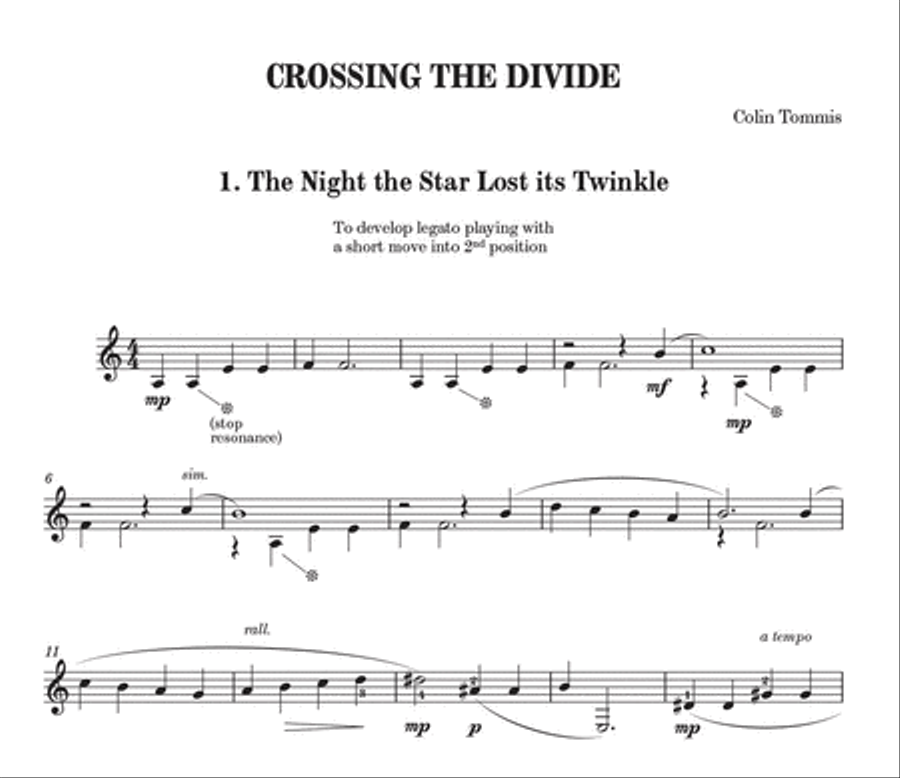 Crossing the Divide Classical Guitar scores gallery preview page 2