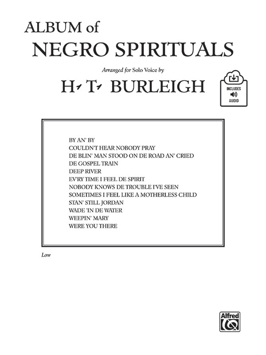 Album of Negro Spirituals