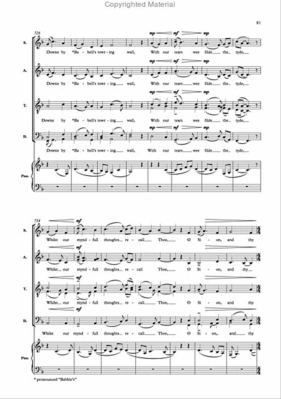 The Passion of our Lord Jesus Christ 4-Part scores gallery preview page 19
