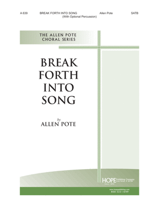 Book cover for Break Forth into Song