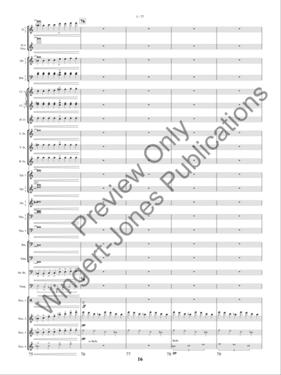 I-77 Concert Band scores gallery preview page 19