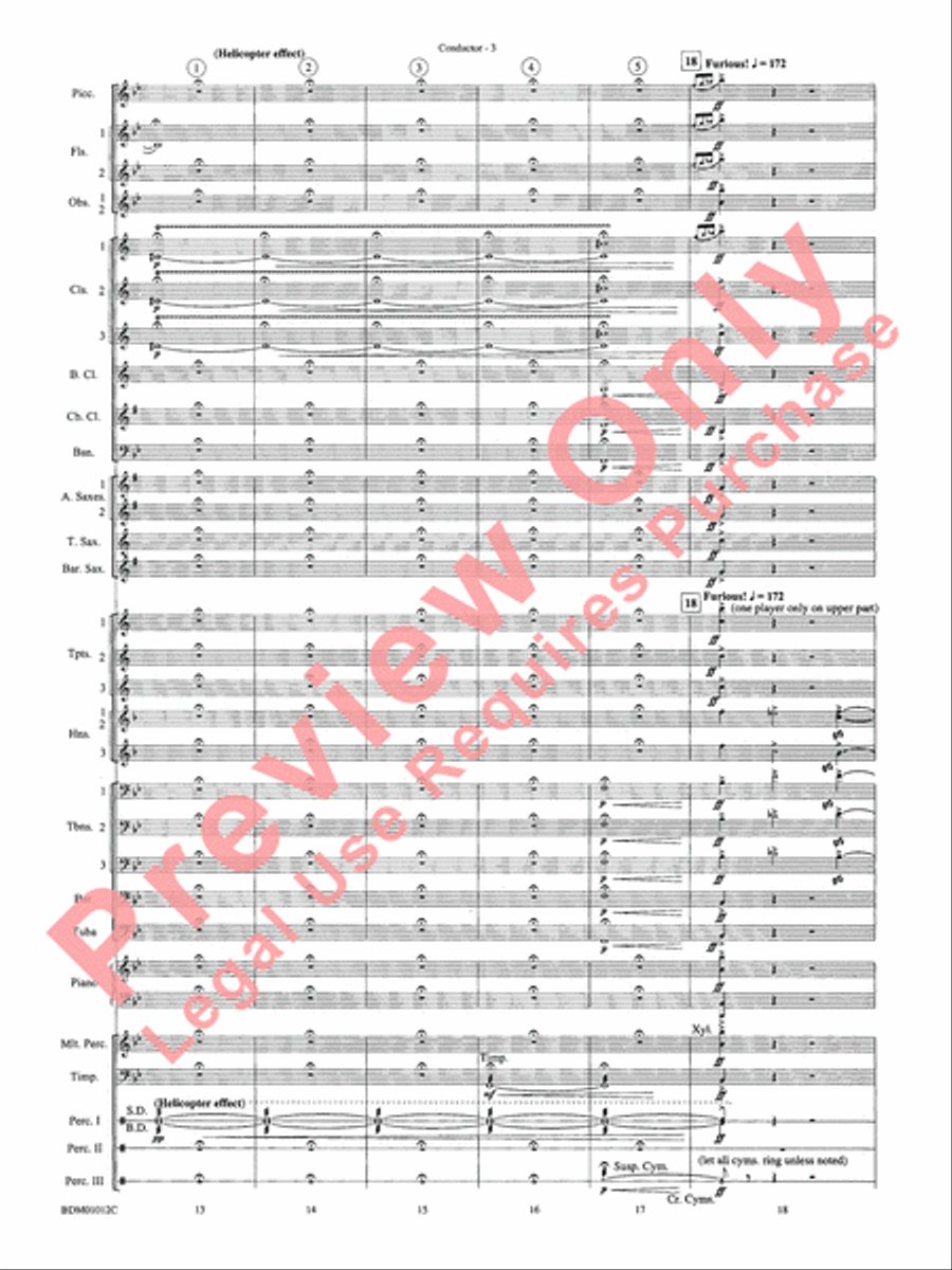 Inchon Concert Band scores gallery preview page 8