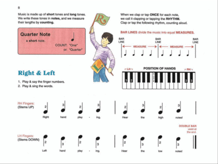 Alfred's Basic All-in-One Course, Book 1 Piano Method scores gallery preview page 2