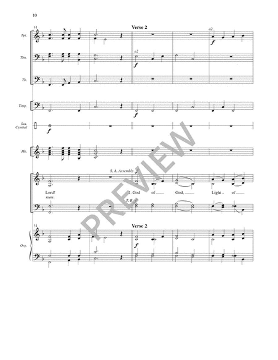 O Come, All Ye Faithful - Full Score and Parts 4-Part scores gallery preview page 11