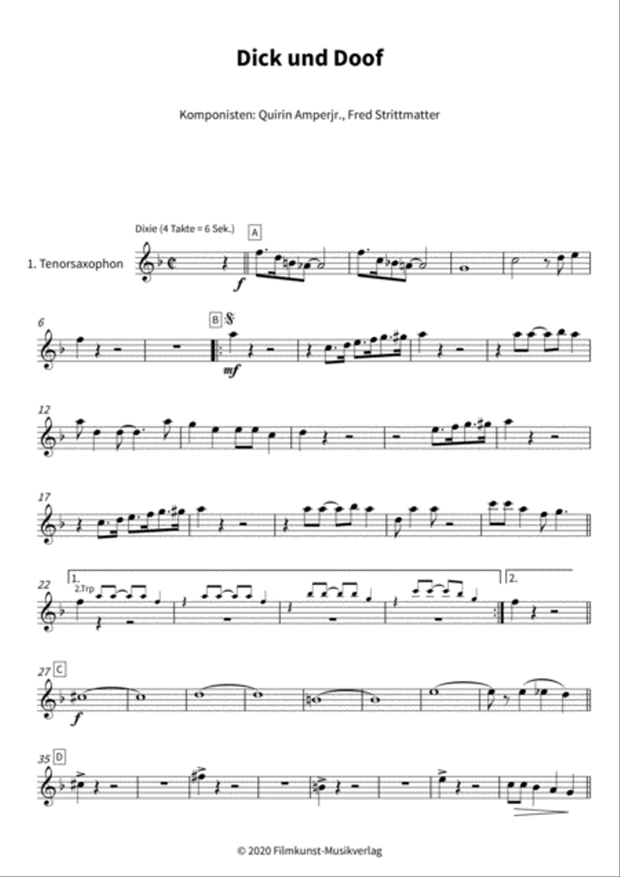 Dick und Doof Score scores gallery preview page 3