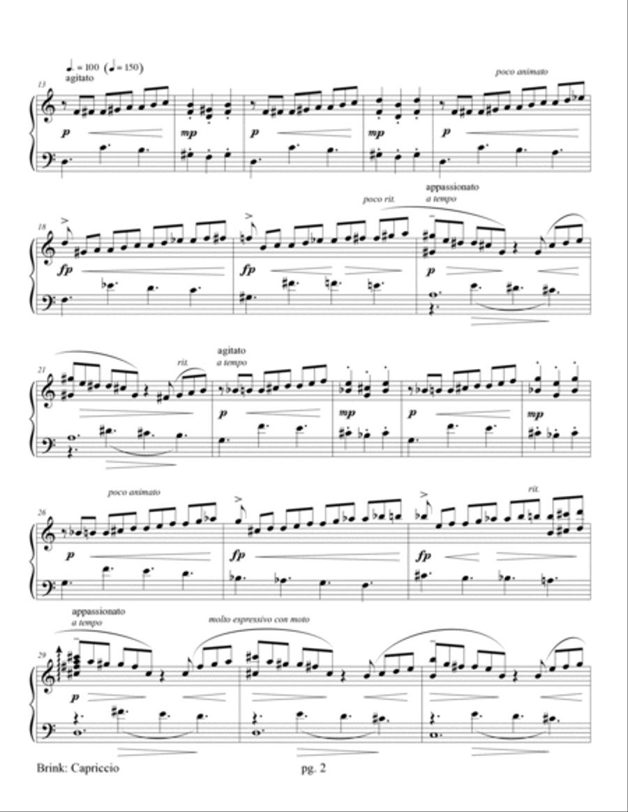 Capriccio, for carillon Capriccio, for carillon Glockenspiel scores gallery preview page 2