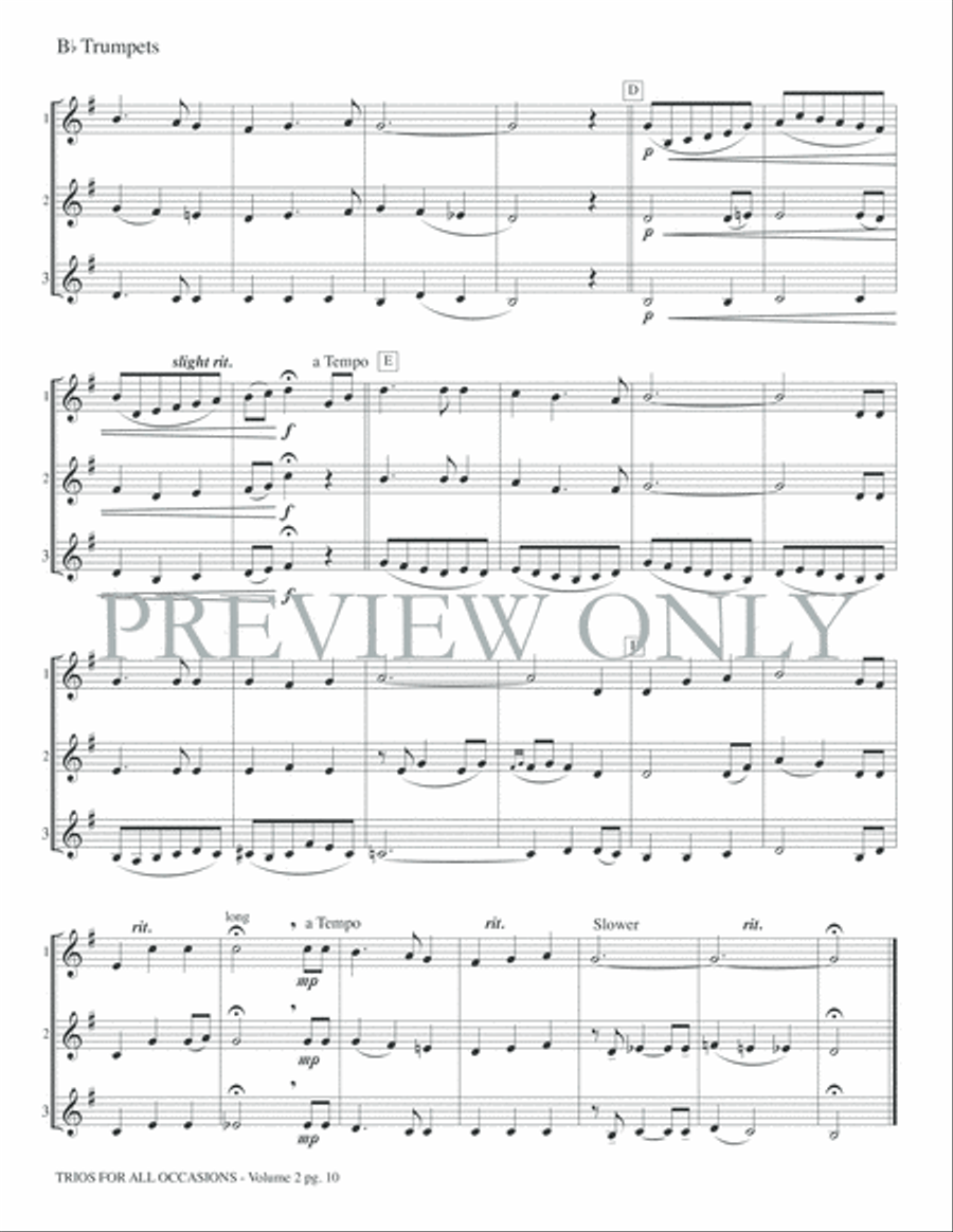 Trios for All Occasions Small Ensemble scores gallery preview page 12