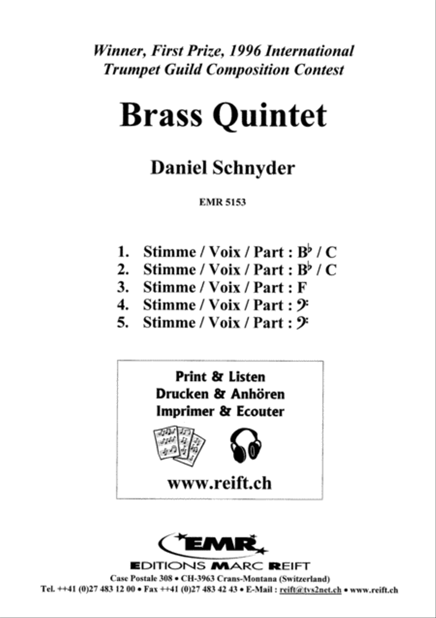 Brass Quintet Brass Ensemble scores gallery preview page 2