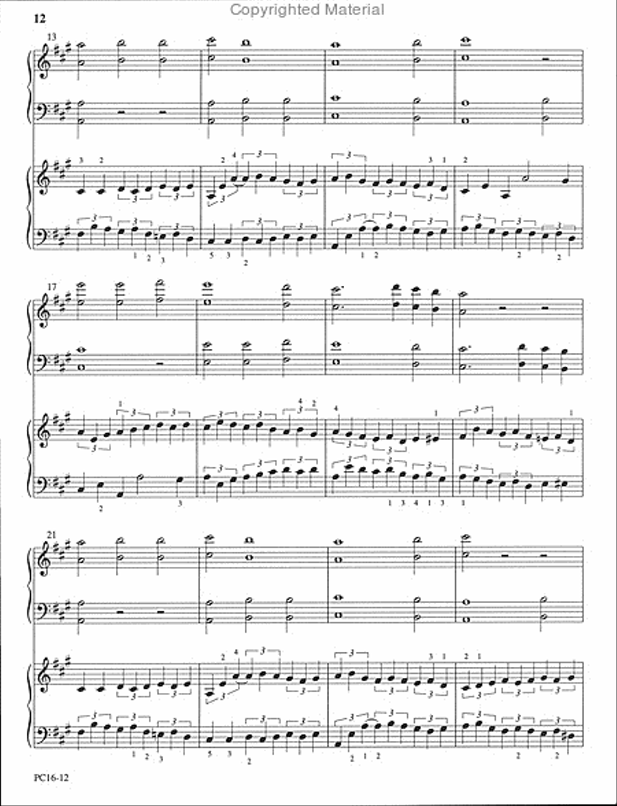 Seven Organ Preludes Based on Advent and Christmas Chorales by Johann Sebastian Bach Organ scores gallery preview page 3