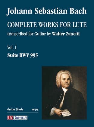 Book cover for Suite BWV 995 for Guitar
