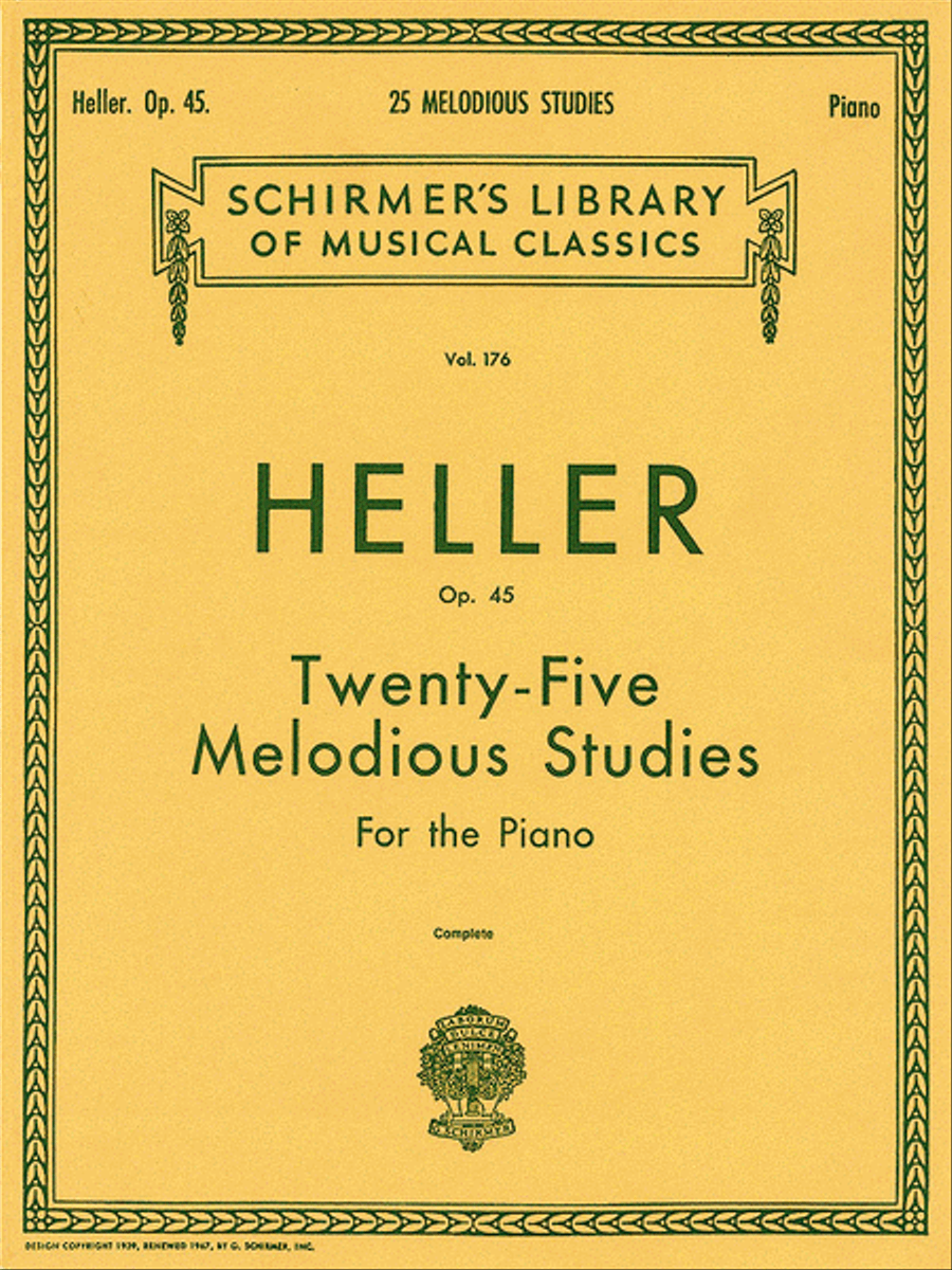 25 Melodious Studies, Op. 45 (Complete) Piano Method scores gallery preview page 1