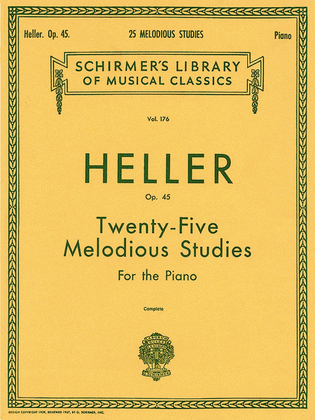 Book cover for 25 Melodious Studies, Op. 45 (Complete)