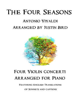 Book cover for Vivaldi's Four Seasons - Arranged for Solo Piano