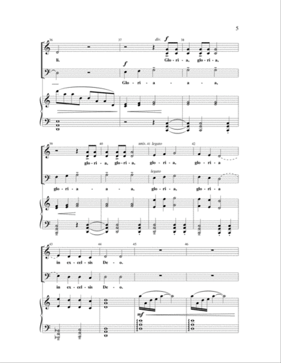 Hodie 4-Part scores gallery preview page 4