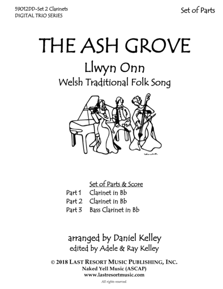 The Ash Grove for Clarinet Trio