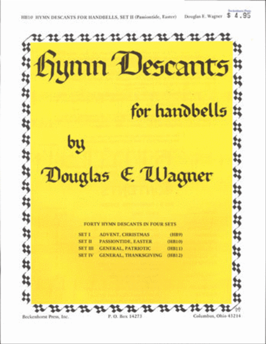 Hymn Descants for Handbells Set II 3-Octaves scores gallery preview page 1