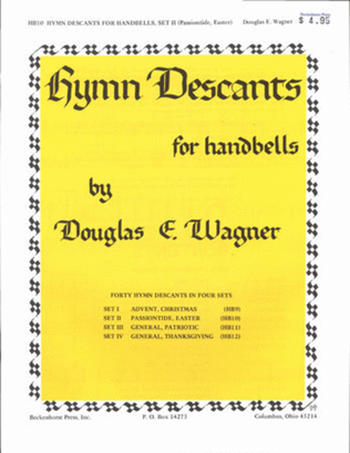 Book cover for Hymn Descants for Handbells Set II - Passion/Easter