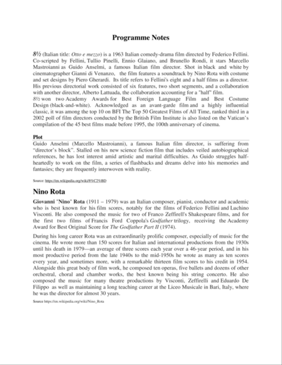 La Passerella Di Addio Saxophone Quartet scores gallery preview page 2