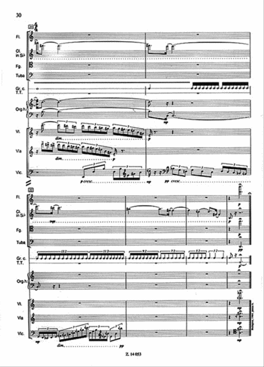 Silence of the Winds Chamber Orchestra scores gallery preview page 3
