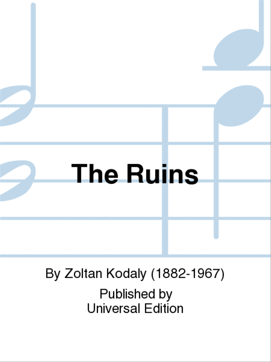 The Ruins The Ruins Men's Choir scores gallery preview page 1