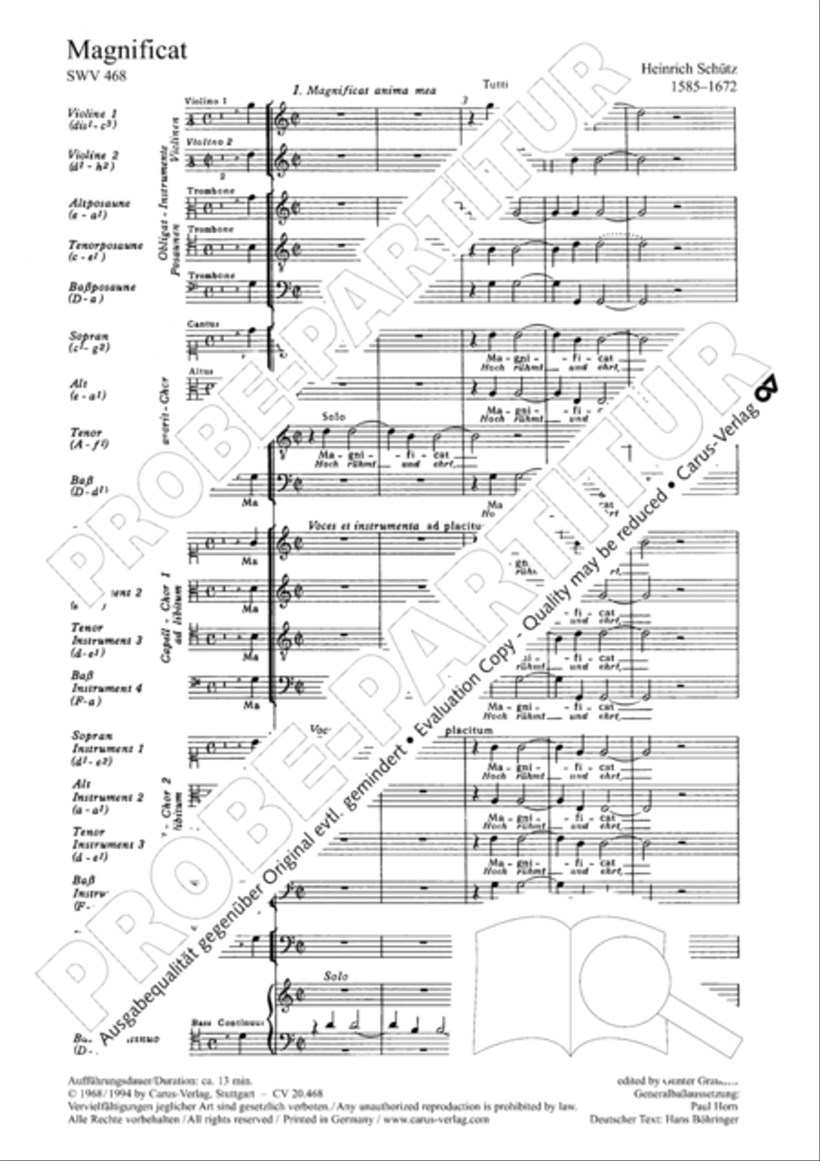 Uppsala-Magnificat 4-Part scores gallery preview page 8