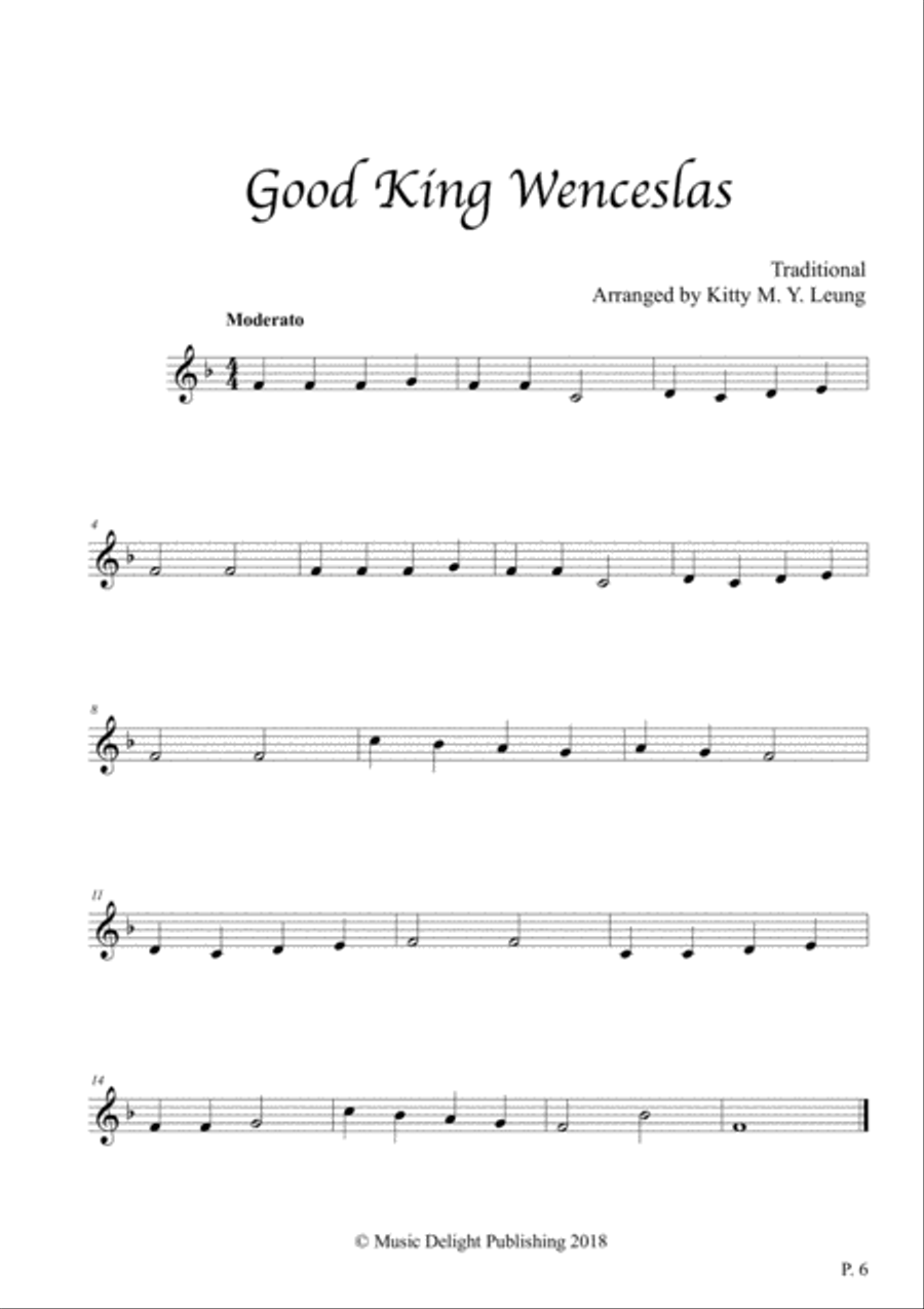 Christmas Songs (Book 2) for Ocarina Solo ocarina scores gallery preview page 6