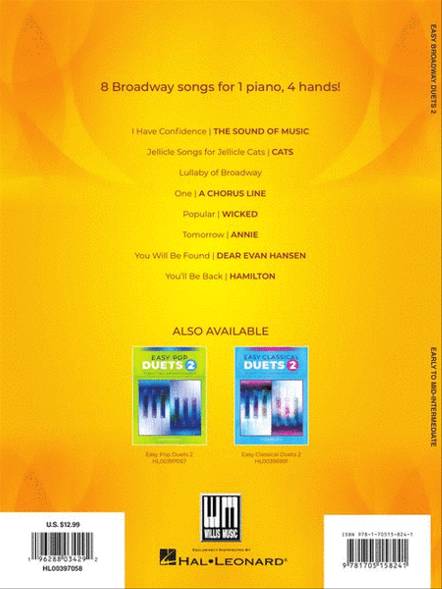 Easy Broadway Duets 2 Easy Broadway Duets 2 Piano scores gallery preview page 9