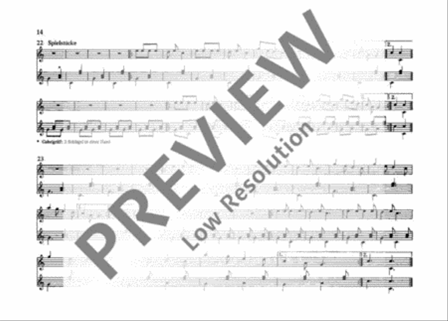 Erstes Spiel am Xylophon Percussion scores gallery preview page 15