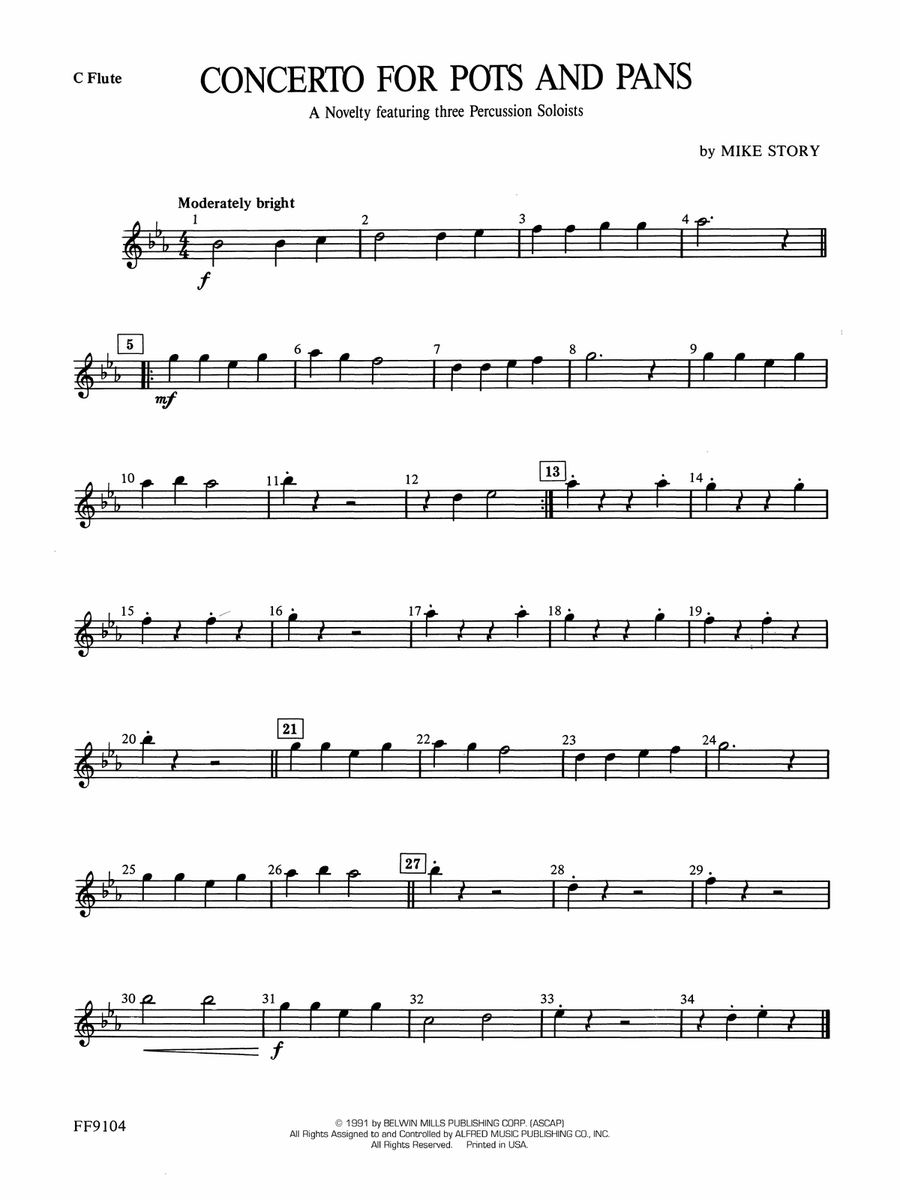 Concerto for Pots and Pans: Flute