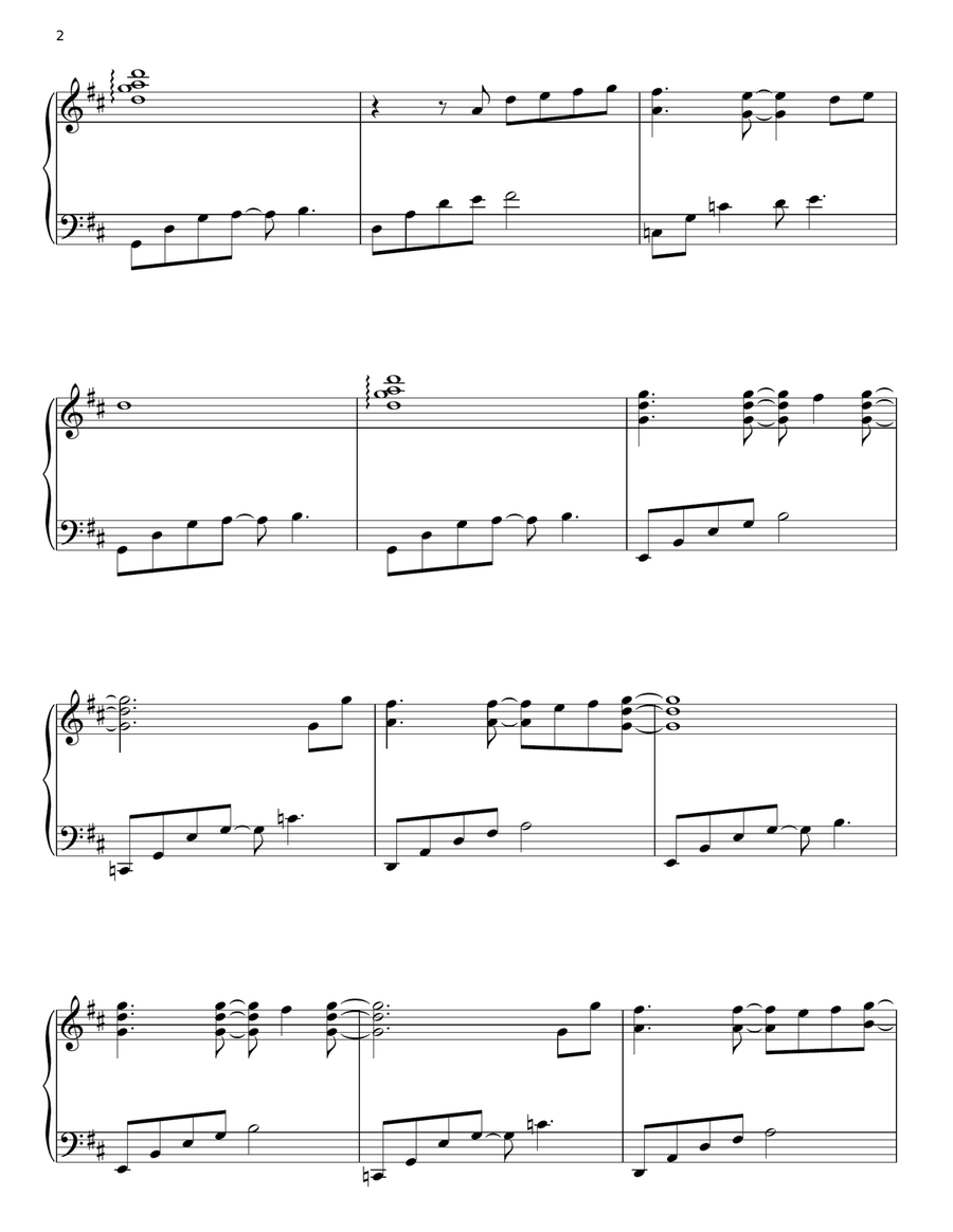 Blue Ridge Part 2 Piano Solo scores gallery preview page 2